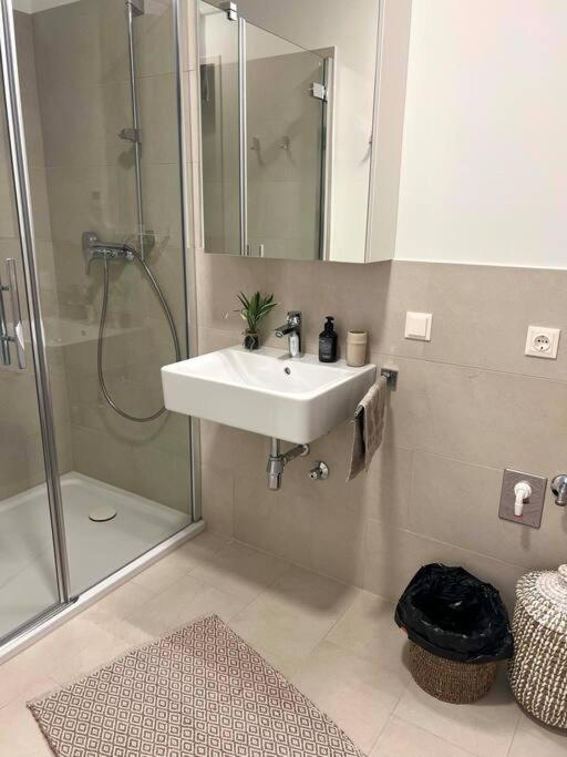וינה Donaublick Oasis: Stylische Wohnung מראה חיצוני תמונה