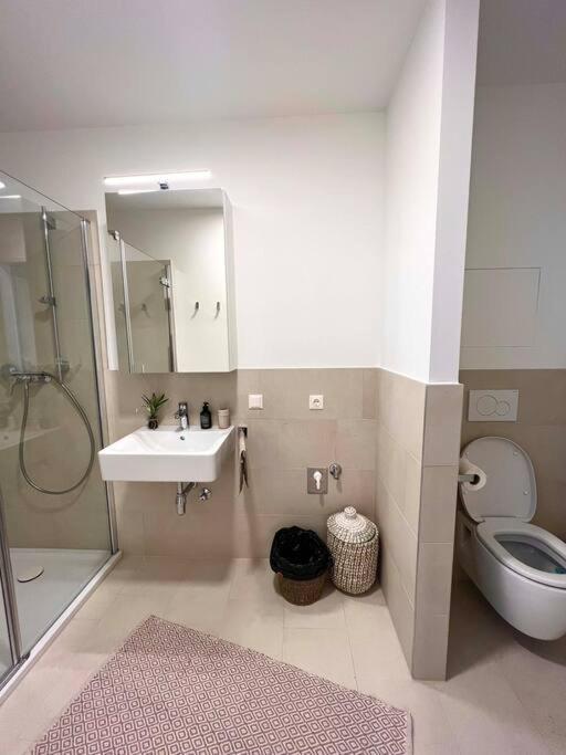 וינה Donaublick Oasis: Stylische Wohnung מראה חיצוני תמונה