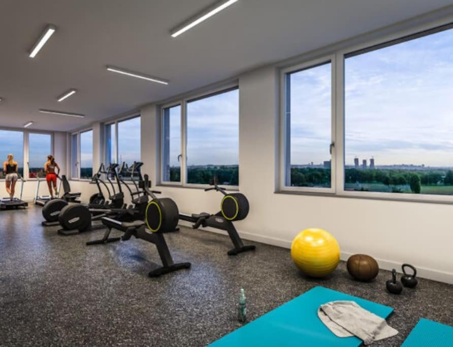 וינה Donaublick Oasis: Stylische Wohnung מראה חיצוני תמונה