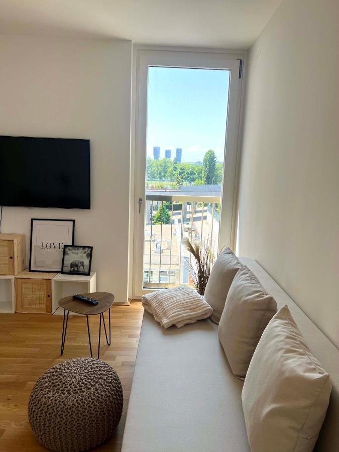 וינה Donaublick Oasis: Stylische Wohnung מראה חיצוני תמונה